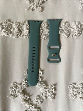 Amazon Silicone Watch Band in Teal Green